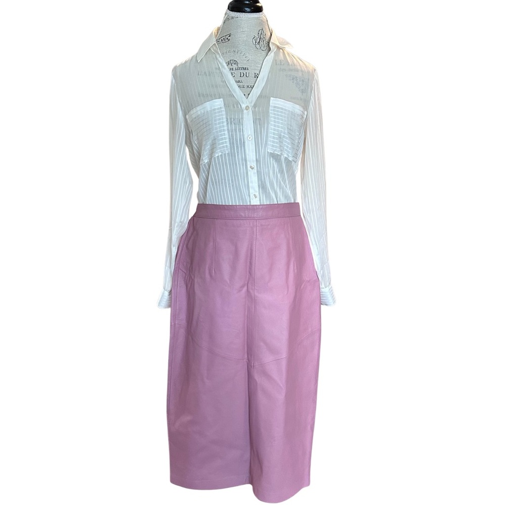 Venezia Vitale Pink Midi Skirt